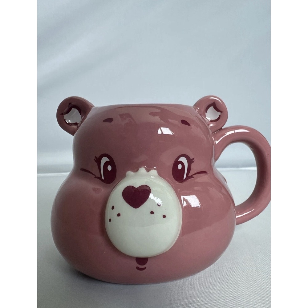 New Blue Care Bears Cheer Bear 3D Sculpted Ceramic Mug/new/Holds 20 Ounces
